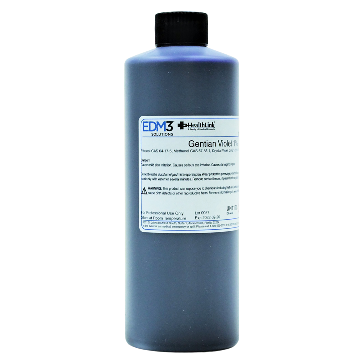 Gentian Violet Stain 1% 16oz Ea